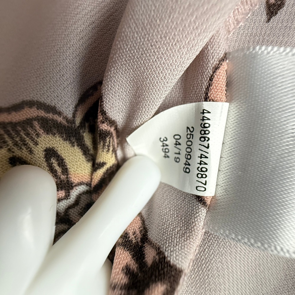 Maurices Womens XL Floral Long Sleeve Blouse Pink Botanical Button Cuff Top 3494 - Picture 9 of 10